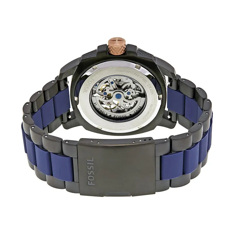 Fossil Modern Machine Skeleton DIal Two-tone Men's Watch- ME3133